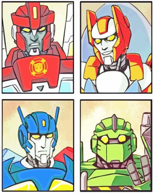 Transformers Rescue Bots Diamond Painting