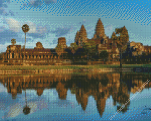 Angkor Wat Temple Diamond Painting