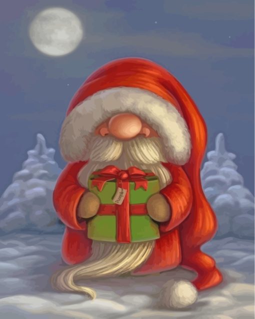 Dwarf Santa Diamond Painting