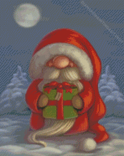 Dwarf Santa Diamond Painting