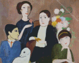 Group of Artists by Marie Laurencin Diamond Painting
