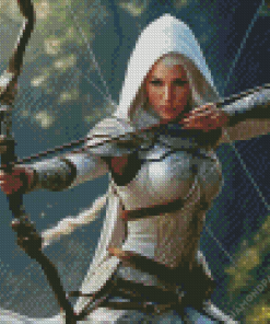 Hooded Archer Woman Diamond Painting