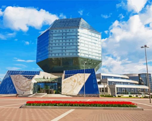 Minsk National Library of Belarus Diamond Painting