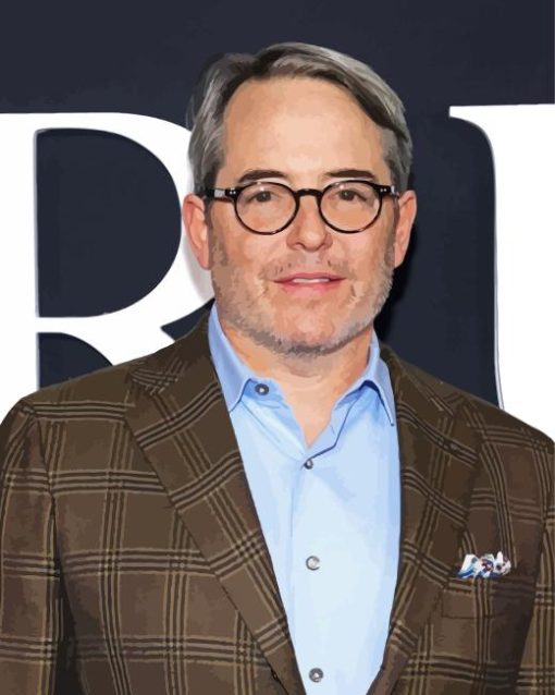 American Actor Matthew Broderick Diamond Painting