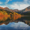 Autumn Colors In Trout Lake Colorado Diamond Painting