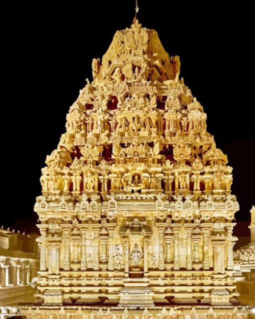 Brihadeeswara Temple Diamond Painting