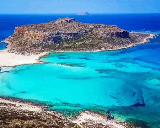 Crete Balos Beach Diamond Painting