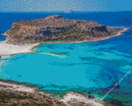 Crete Balos Beach Diamond Painting