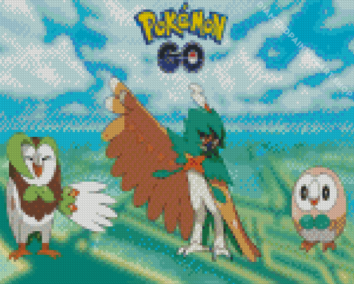 Decidueye Pokemon Go Diamond Painting