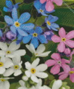 Forget Me Nots Diamond Painting