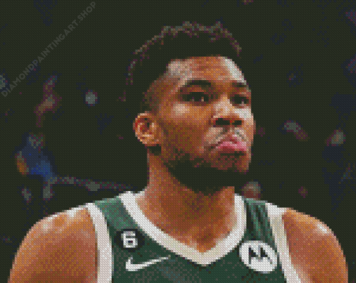 Giannis Sina Ugo Antetokounmpo Diamond Painting