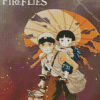 Grave of The Fireflies Poster Diamond Painting