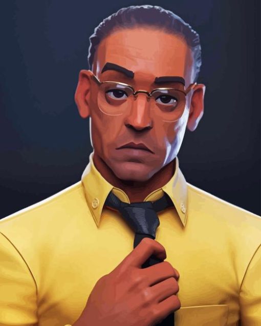 Gus Fring Caricature Diamond Painting