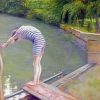 Gustave Caillebotte The Bather Diamond Painting