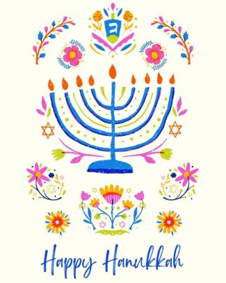 Happy Hanukkah Diamond Painting