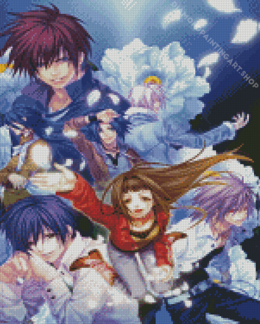 Hiiro No Kakera Characters Diamond Painting