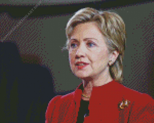 Hillary Clinton Diamond Painting