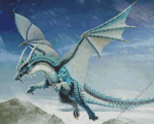 Ice Dragon Diamond Painting