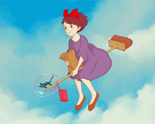 Kikis Delivery Service Diamond Painting