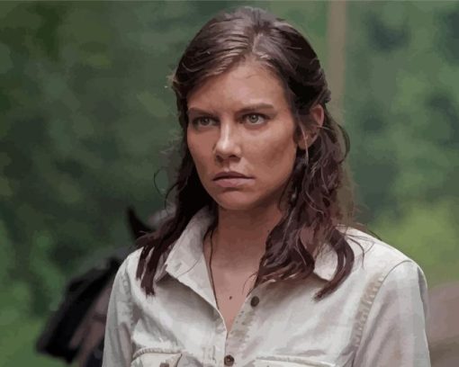 Lauren Cohan The Walking Dead Scale Diamond Painting