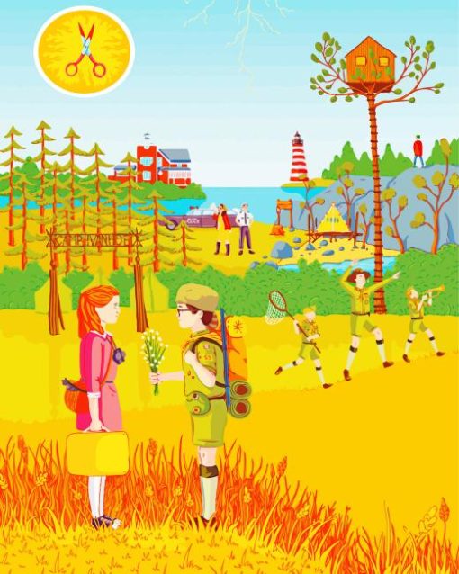 Moonrise Kingdom Diamond Painting