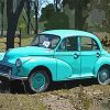 Morris Minor Car Illustration Diamond Painting