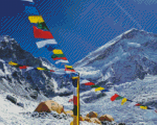 Mt Everest Base Camp Diamond Painting