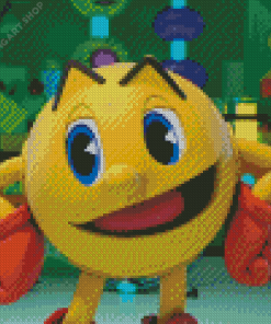 Pac Man Diamond Painting