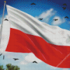 Polish Flag And Birds Diamond Painting