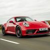 Red Porsche Car Diamond Painting