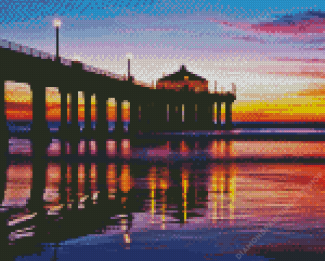 Redondo Beach Sunset Diamond Painting
