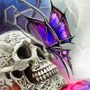 Skull Butterfly Diamond Painting