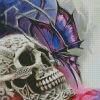 Skull Butterfly Diamond Painting