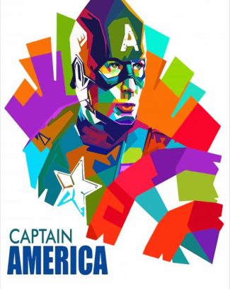 Superhero Captain America Diamond Painting
