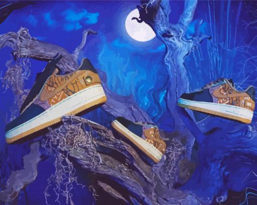 The Nike Air Force Diamond Painting