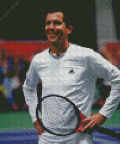 Tim Henman British Tennis Player Diamond Painting