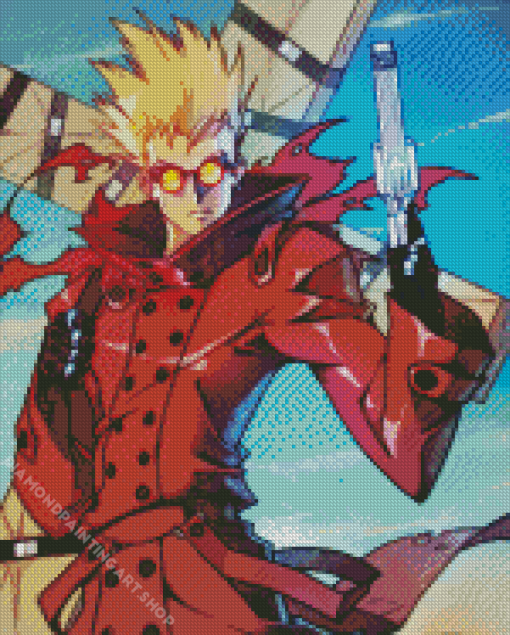 Vash The Stampede Anime Diamond Painting