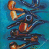 Vintage Pipes Diamond Painting