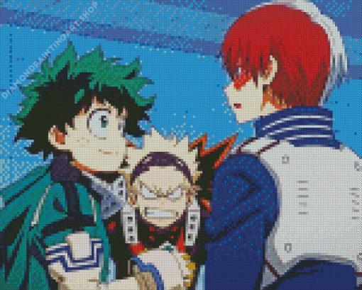 Bakugo and Deku Diamond Painting