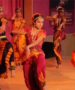 Indian Children Dancing Diamond Painting