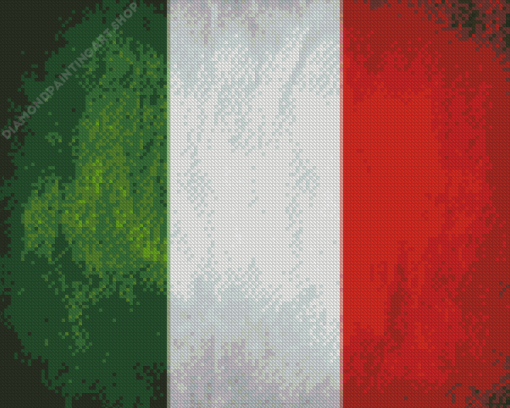 Italy Flag Diamond Painting
