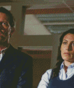 Lisa Edelstein and Hugh Laurie Diamond Painting