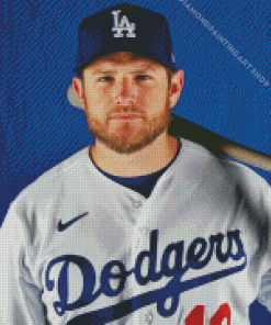 Max Muncy American Baseballer Diamond Painting