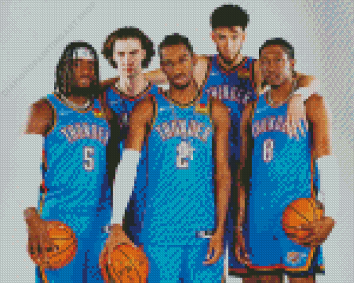 Okc Thunder Diamond Painting