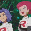 Pokemon Team Rocket Diamond Painting