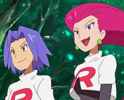 Pokemon Team Rocket Diamond Painting