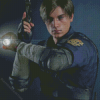 Resident Evil Game Leon Kennedy Diamond Painting