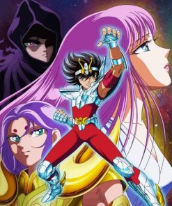 Saint Seiya Anime Diamond Painting