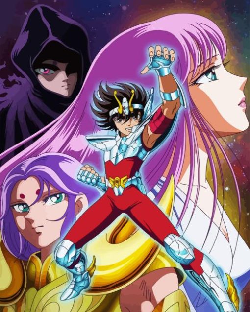 Saint Seiya Anime Diamond Painting