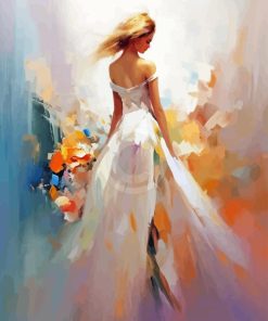 Abstract Woman In Dress Diamond Painting